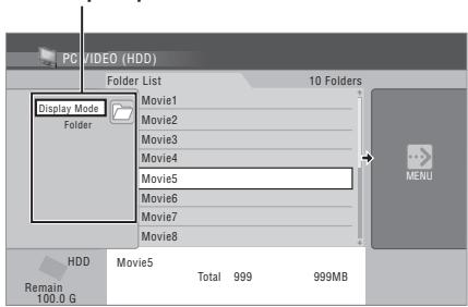 PIONEER DVR-LX61D - Display the view options panel. - 1