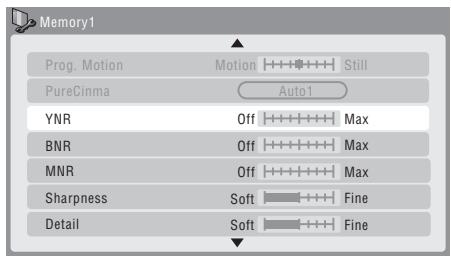 PIONEER DVR-LX61D - Select the picture quality setting you want to adjust. - 1
