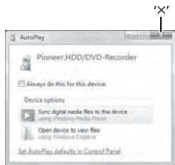 PIONEER DVR-LX61D - Connect the PC via USB cable. - 1