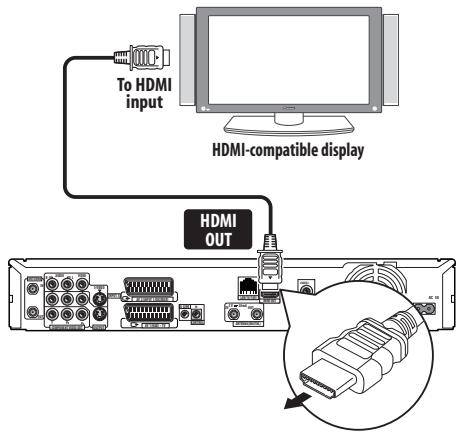 PIONEER DVR-LX61D - Use an HDMI cable to connect the HDMI OUT connector on this recorder to an HDMI connector on an HDMI-compatible display. - 1