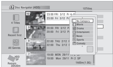 PIONEER DVR-LX61D - Set Genre - 1