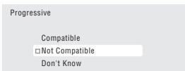 PIONEER DVR-LX61D - SELECT whether or not your TV is compatible with progressive scan video. - 1