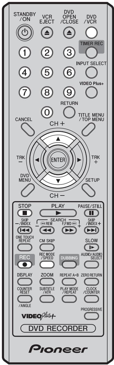 PIONEER DVR-RT501-S - One-touch Timer Recording (OTR) - 1