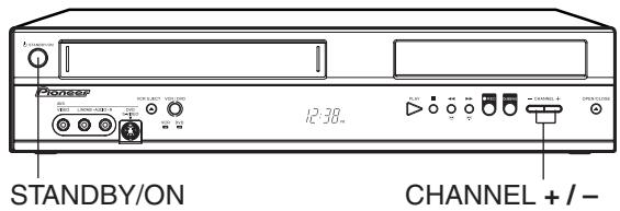 PIONEER DVR-RT501-S - Automatic TV tuning and clock setting - 1