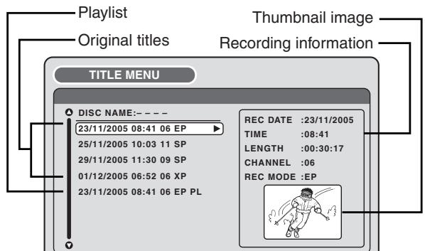PIONEER DVR-RT501-S - Press TITLE MENU. - 1