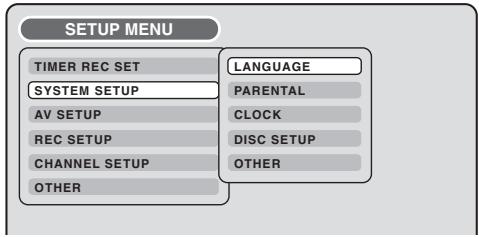 PIONEER DVR-RT501-S - Using the SETUP MENU - 3