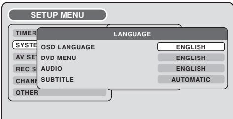 PIONEER DVR-RT501-S - Using the SETUP MENU - 4