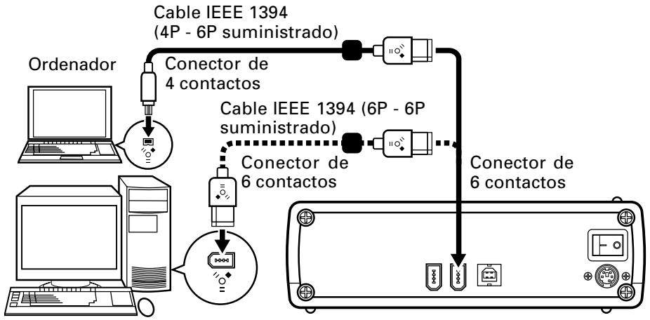 PIONEER DVR-S806 - Conexión del cable IEEE 1394 - 1