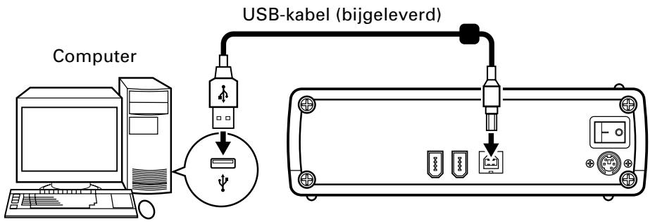 PIONEER DVR-S806 - Aansluiten van de USB-kabel - 1