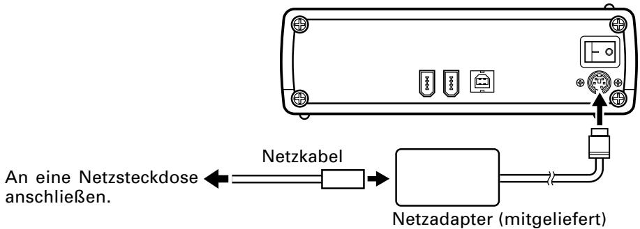 PIONEER DVR-S806 - Anschließen des Netzadapters - 1