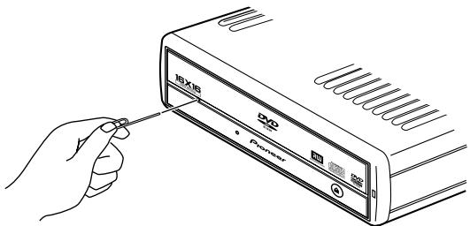 PIONEER DVR-S806 - Éjection manuelle d'un disque - 1