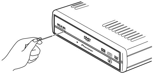 PIONEER DVR-S806 - Manuelles Auswerfen von Discs - 1