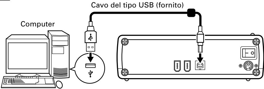 PIONEER DVR-S806 - Attivare l'apparecchio prima di collegarlo al computer. - 1