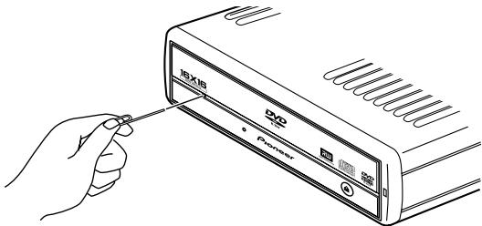 PIONEER DVR-S806 - Espulsione manuale dei dischi - 1
