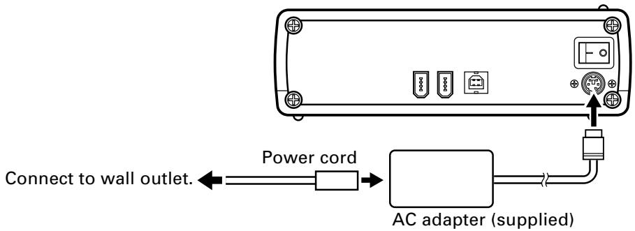 PIONEER DVR-S806 - AC adapter connection - 1
