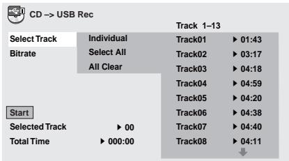 PIONEER DV-320-S - Scegliere CD -> USB Rec. - 1