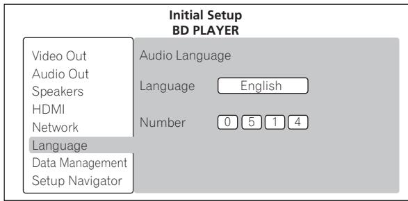 PIONEER BDP-320 - Change the language. - 1