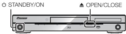 PIONEER BDP-330 - Einlagen einer Disk - 2