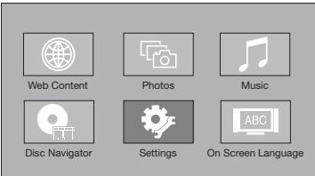 PIONEER BDP-330 - Visualizzare la schermata Menu - 1