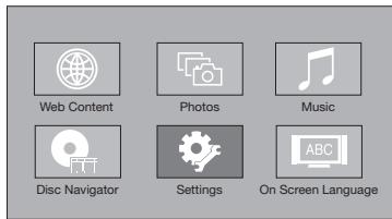 PIONEER BDP-330 - Visualice la pantalla Menu - 1
