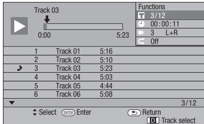 PIONEER BDP-330 - Pulse AZUL (Funciones) cuando se visuace la pantalla CD. - 1