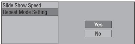 PIONEER BDP-330 - Réglage de la vitesse du diaporama/lecture en boucle - 2