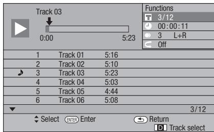 PIONEER BDP-330 - Druk op BLAUW (Functions) verwijl het CD-schemm worden getoond. - 1