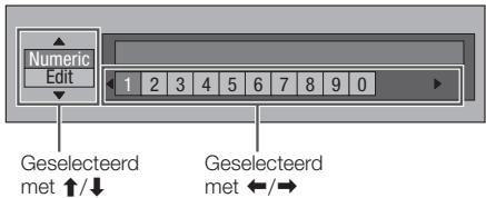 PIONEER BDP-330 - Bedieningsprocedure voor het handmatig invoeren van tekens - 2