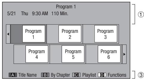 PIONEER BDP-330 - Umschalten der Anzeige Disc Navigator - 1