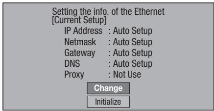 PIONEER BDP-330 - Changement des réglages de communication - 1