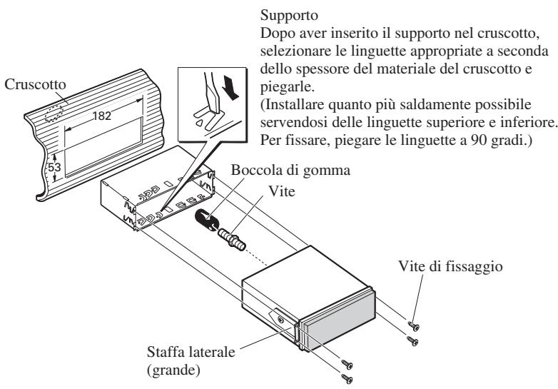 PIONEER AVH-P6400CD - Fissaggio dell'unità. (Fig. 11) - 1