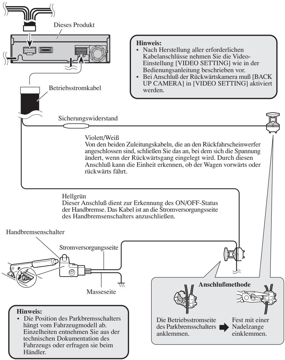 PIONEER AVH-P6400CD - Anschluß des Betriebsstromkabels (2) - 1