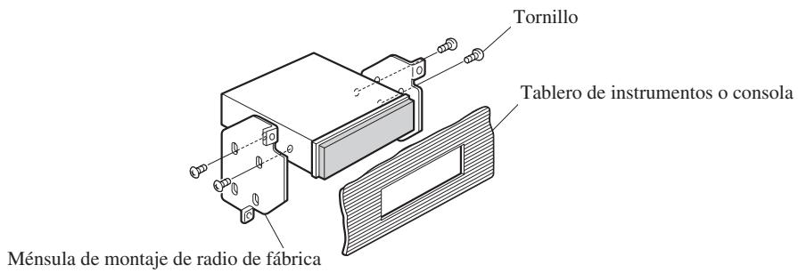 PIONEER AVH-P6400CD - Fijación de este producto a la mensula de montaje de radio de fabrica. (Fig. 14) (Fig. 15) - 2