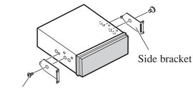 PIONEER AVH-P6400CD - Install side brackets. (Fig. 10) - 1