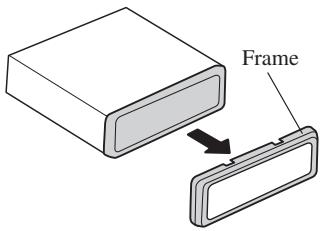 PIONEER AVH-P6400CD - Remove the frame. (Fig. 13) - 1