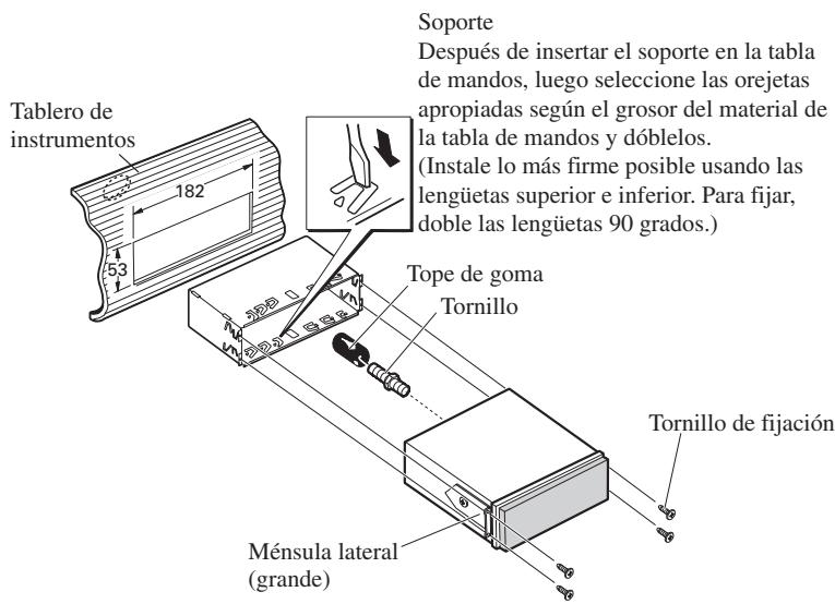 PIONEER AVH-P6400CD - Fijación de la unidad. (Fig. 11) - 1