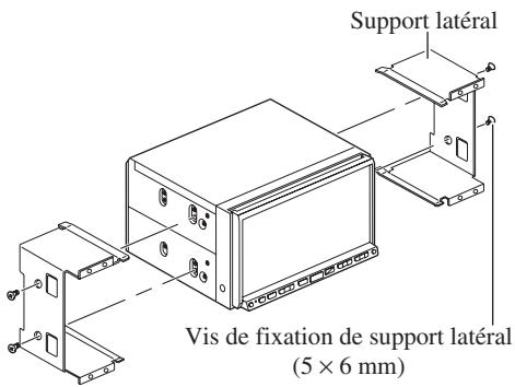 PIONEER AVIC-HD3 - Enlevez les supports latéraux. - 1