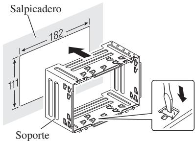 PIONEER AVIC-HD3 - Instale el soporte en el salpicadero. - 1
