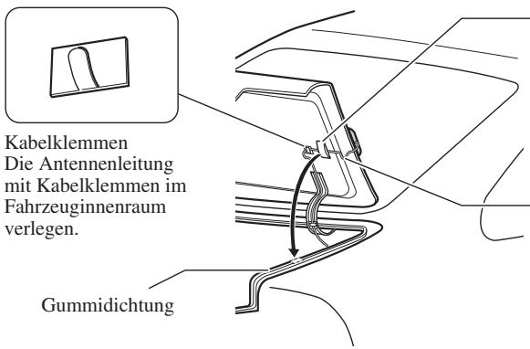 PIONEER AVIC-HD3 - Verlegen der Leitung vom Kofferraum in den Fahrzeuginnenraum - 1