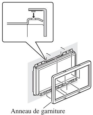 PIONEER AVIC-HD3 - Fixez l'anneau de garniture. - 1