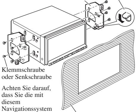 PIONEER AVIC-HD3 - Navigationseinheit auf der werk- seitig montierten Montagestütze. - 2