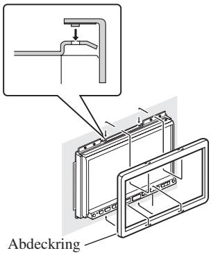 PIONEER AVIC-HD3 - Bringen Sie den Abdeckring an. - 1