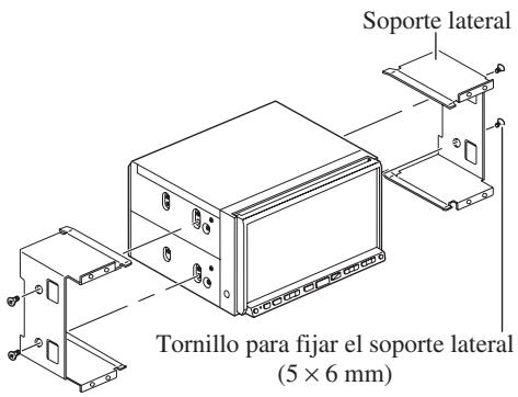 PIONEER AVIC-HD3 - Extraiga los soportes laterales. - 1