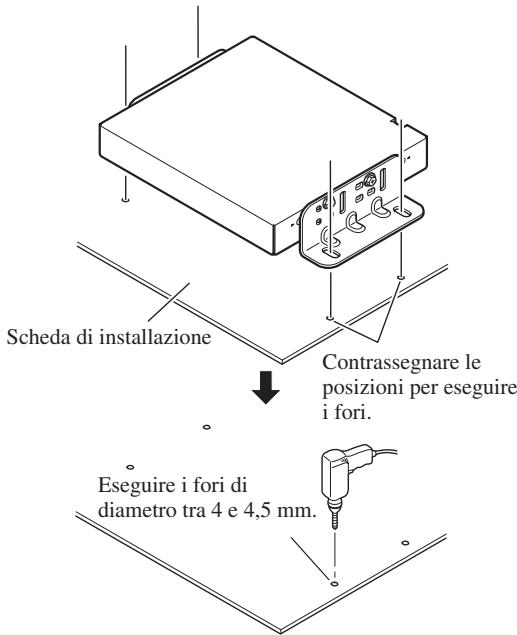 PIONEER AVIC-X1 - Stabilire la posizione di installazione ed eseguire i fori. - 1