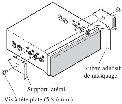 PIONEER AVIC-X1 - Choisissez la position des supports latéraux. - 1