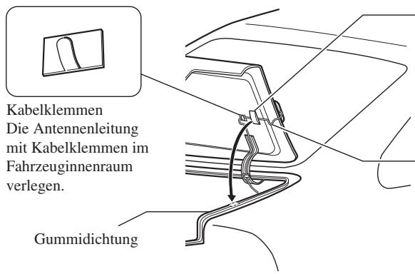 PIONEER AVIC-X1 - Verlegen der Leitung vom Kofferraum in den Fahrzeuginnenraum - 1