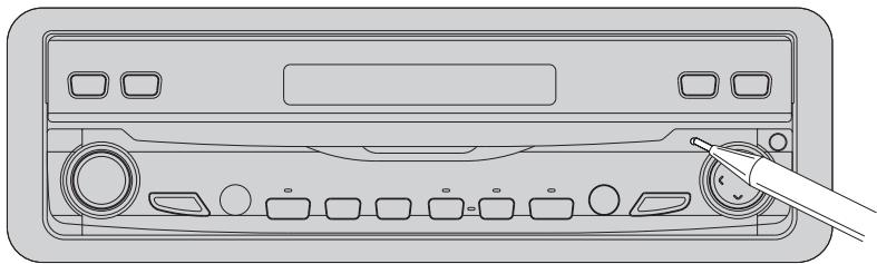 PIONEER AVIC-X1 - Press the RESET button on the display unit. - 1