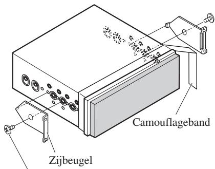 PIONEER AVIC-X1 - Bepaal de plaats van de zijbeugels. - 1