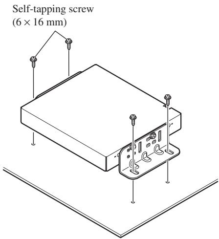 PIONEER AVIC-X1 - Secure it firmly using the self-tapping screws. - 1