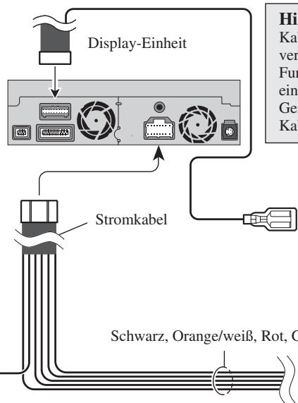 PIONEER AVIC-X1 - Stromkabel anschließen (2) - 2